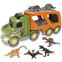 Dinosaurios Juguetes Camion Transportador - Carrier Coches con 6 Dragón Jurassic World Navidad Regalos Juegos Vehículo…